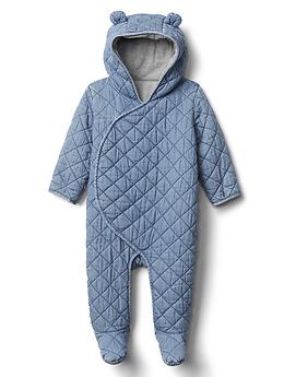 Details about   Baby Gap Girl Pink Bear Quilted One Piece  NwT 0-3 months 