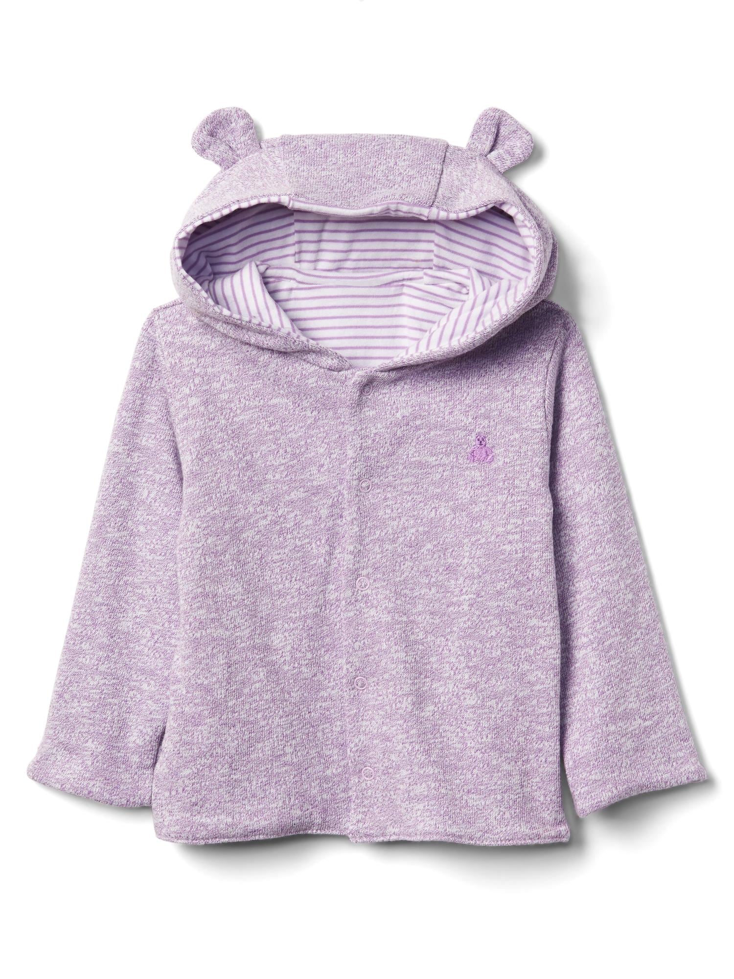Baby Favorite Reversible Bear Hoodie Sweatshirt Gap