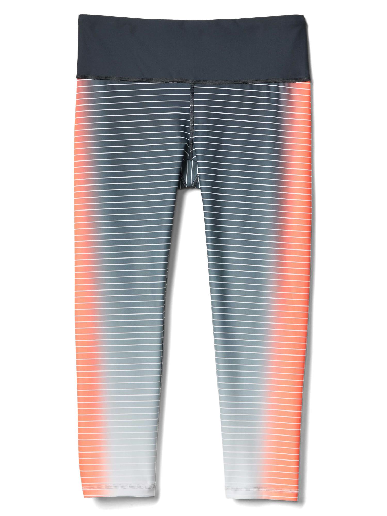 gFast cross train gradient stripe capris Gap
