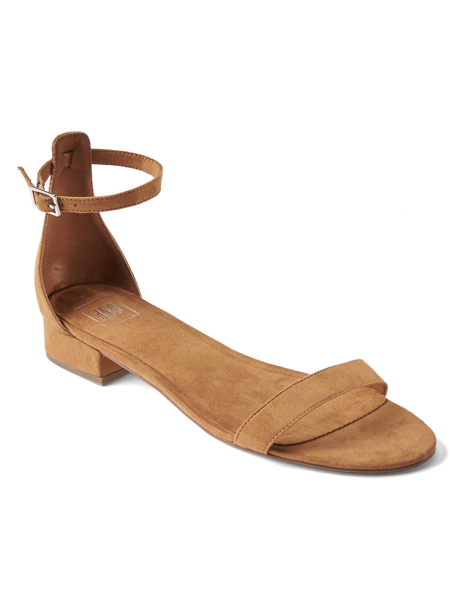 Anklestrap suede sandal Gap