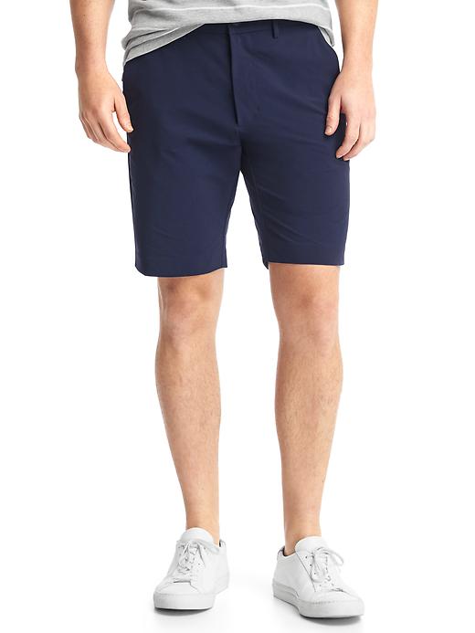 View large product image 1 of 1. 10" Hybrid Khaki Shorts with GapFlex