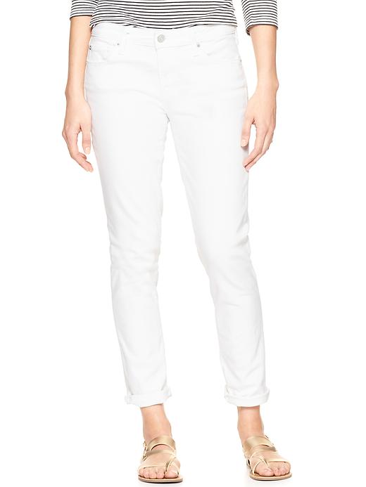 Gap Mid Rise Cropped Girlfriend Jeans