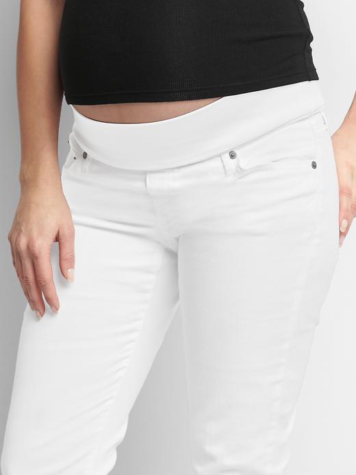 Maternity demi panel best girlfriend jeans Gap