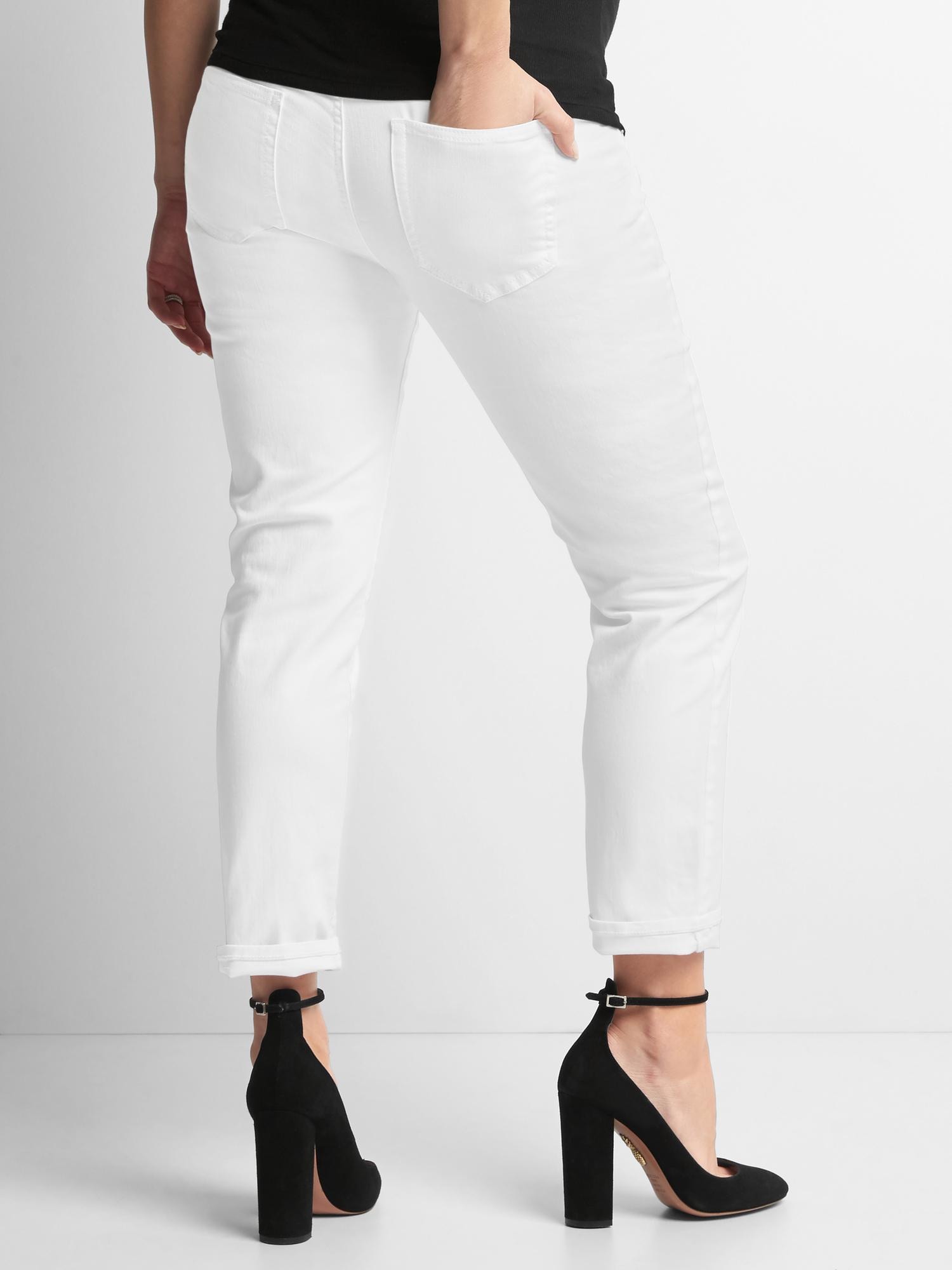 Maternity demi panel best girlfriend jeans Gap
