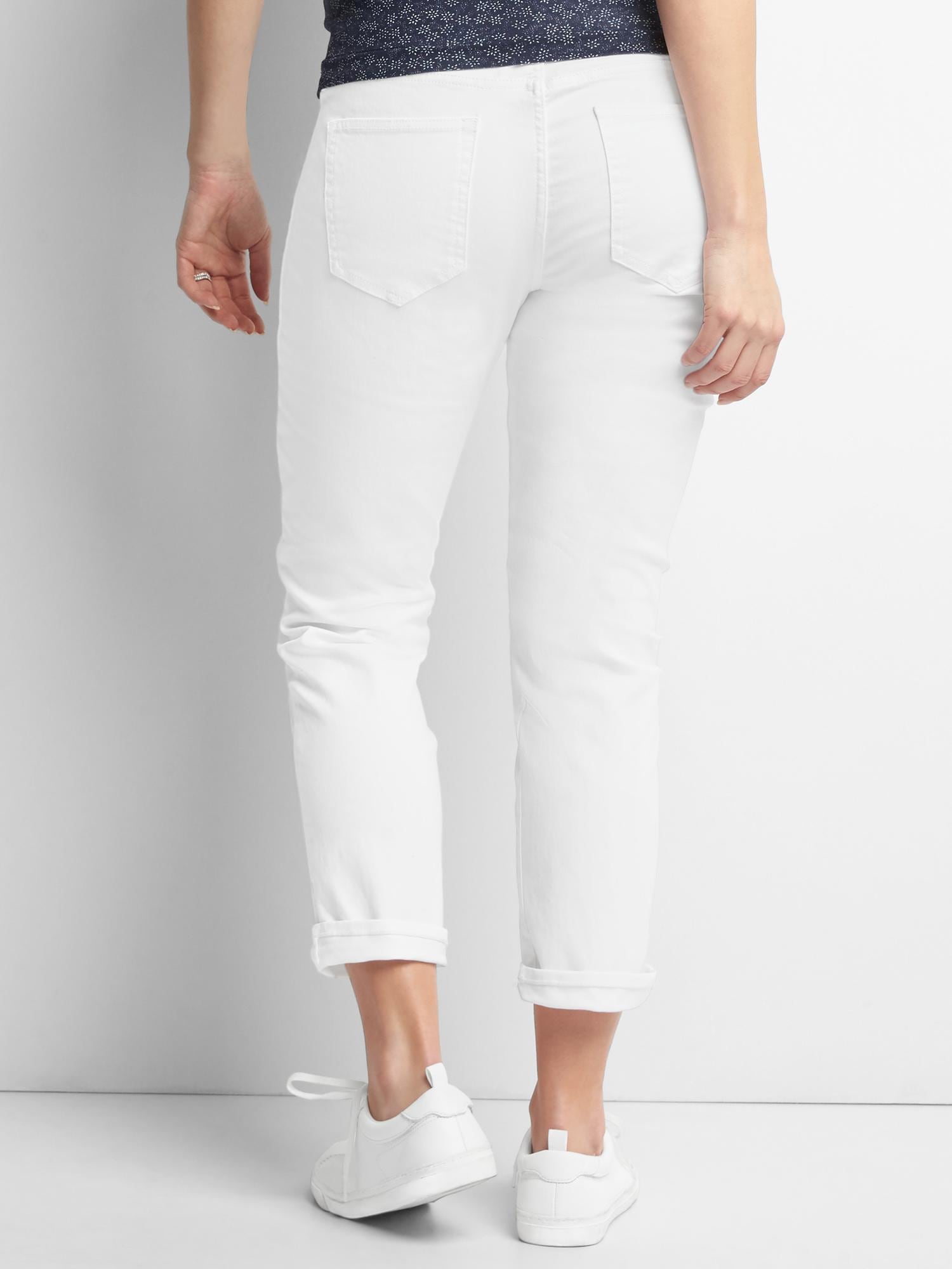 Maternity inset panel best girlfriend jeans Gap