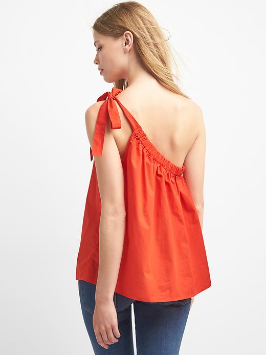 Image number 2 showing, One-shoulder tie top