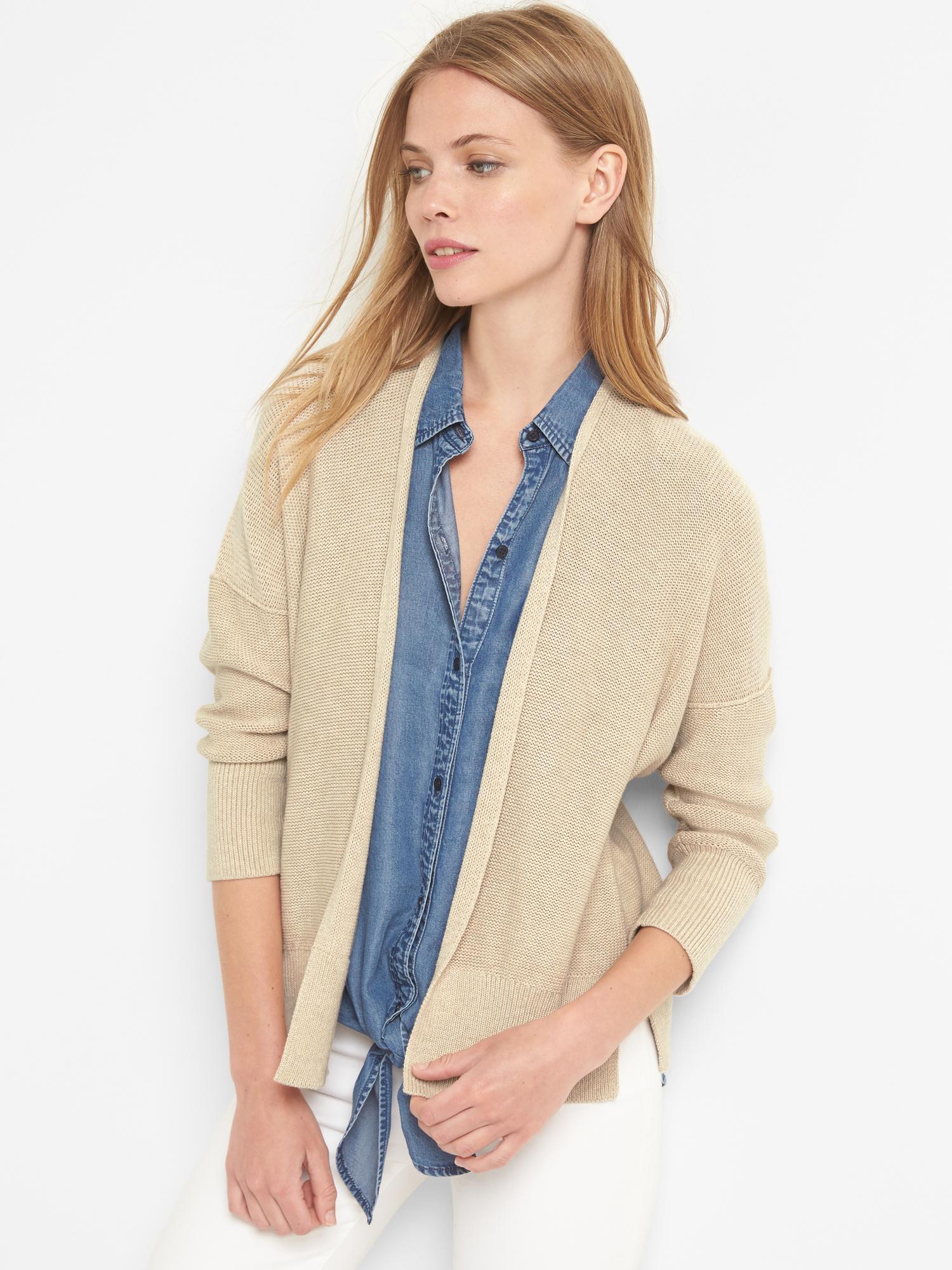 Batwing open front cardigan Clearance