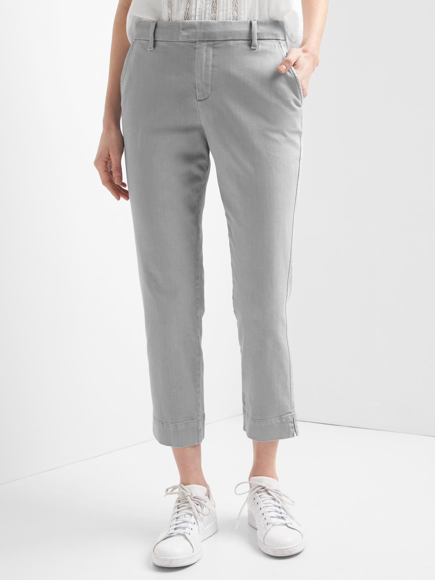 Slim crop chinos Gap