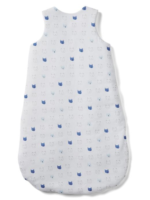 2 of 8 showing, with the color white of product Favorite bear print sleep bag