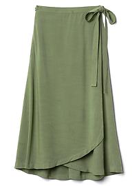 View large product image 6 of 6. Midi wrap skirt.