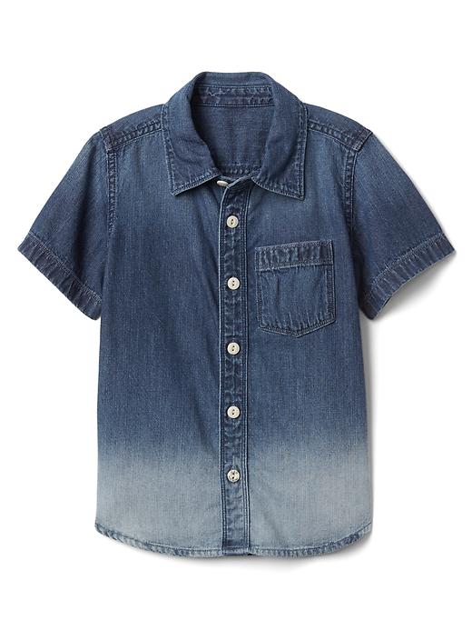 Dip-dye denim shirt | Gap