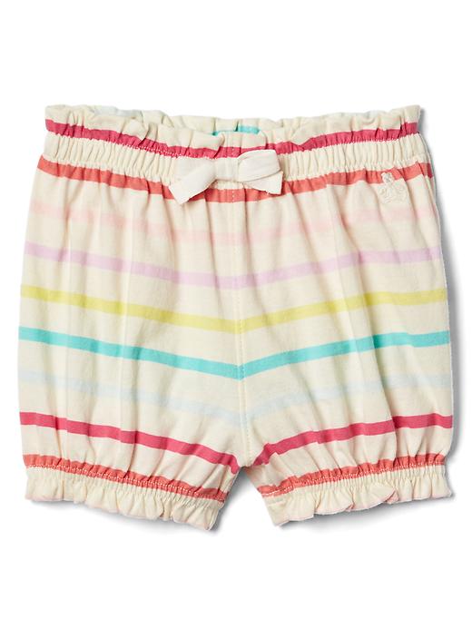 1 of 8 showing, with the color multi stripe of product Print bubble shorts