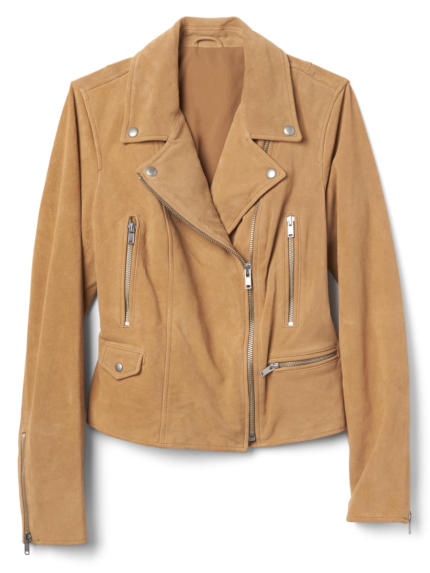 Suede Moto Jacket Gap Suede Moto Jacket
