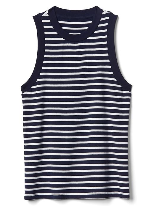 Image number 6 showing, Stripe crewneck tank
