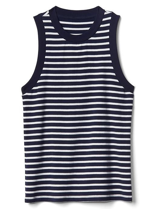 Image number 6 showing, Stripe crewneck tank