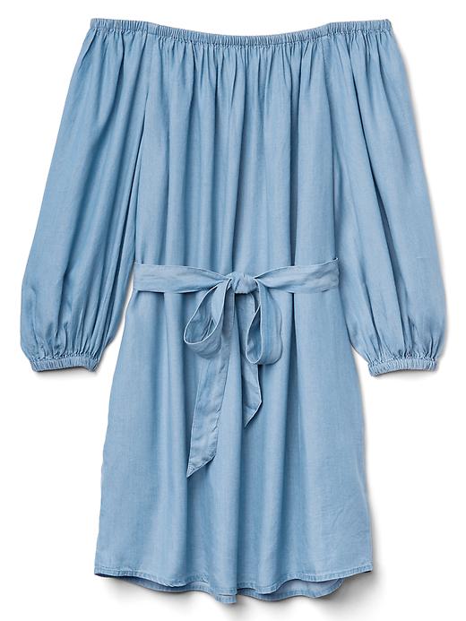 Image number 6 showing, TENCEL&#153 off-shoulder tie dress