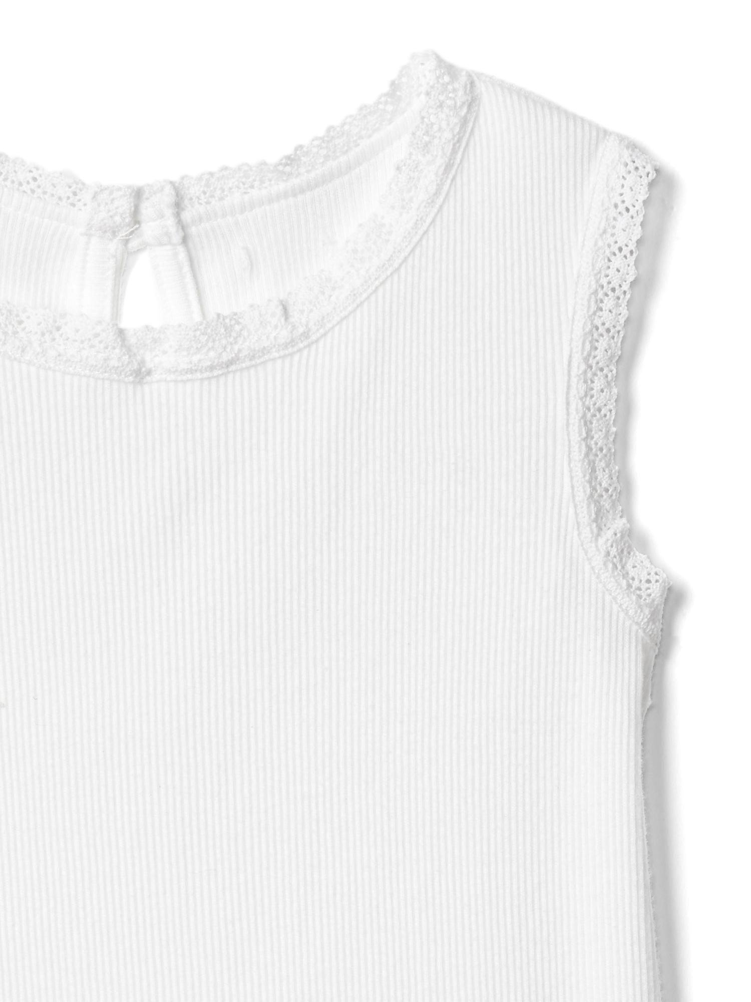 Lace trim tank bodysuit Gap