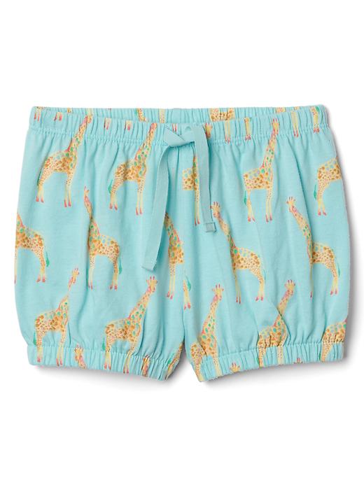 1 of 8 showing, with the color giraffe of product Jersey bubble shorts