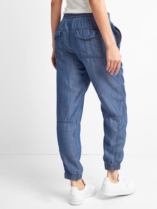 Image number 2 showing, TENCEL&#153 seamed joggers