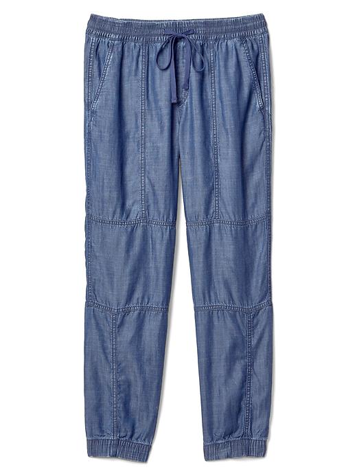 Image number 6 showing, TENCEL&#153 seamed joggers