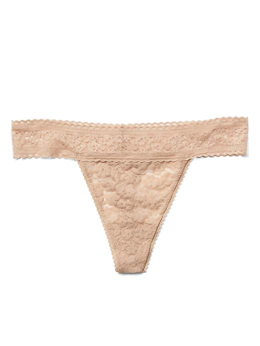 Image number 1 showing, Supersoft lace thong