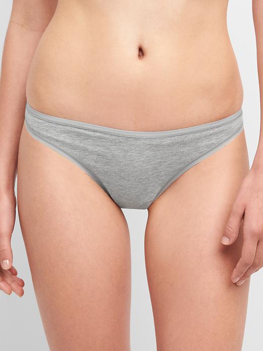 Image number 2 showing, Stretch cotton thong