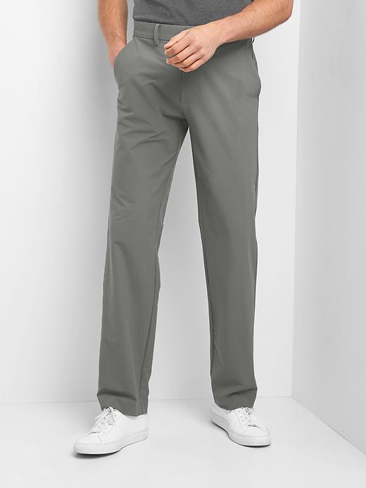 Image number 3 showing, Hybrid Khakis in Straight Fit with GapFlex