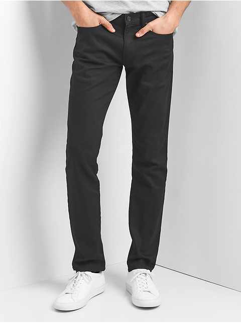 gap black skinny jeans