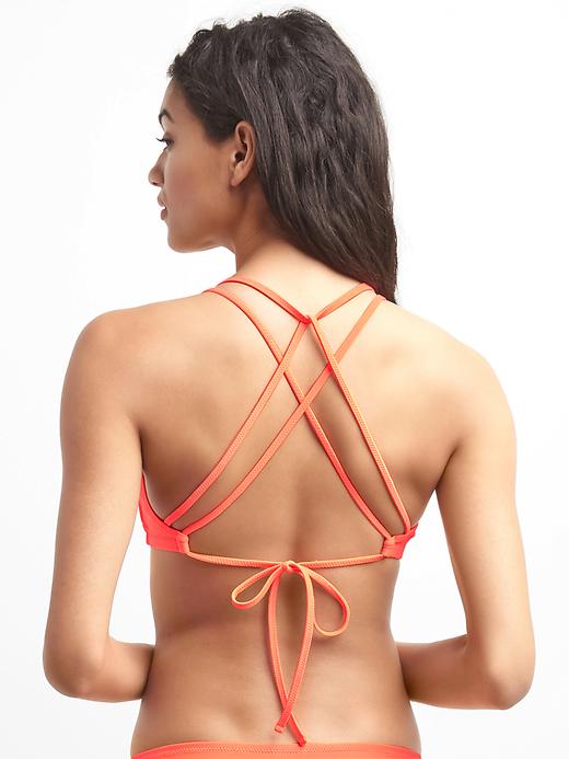Image number 2 showing, Strappy bikini top