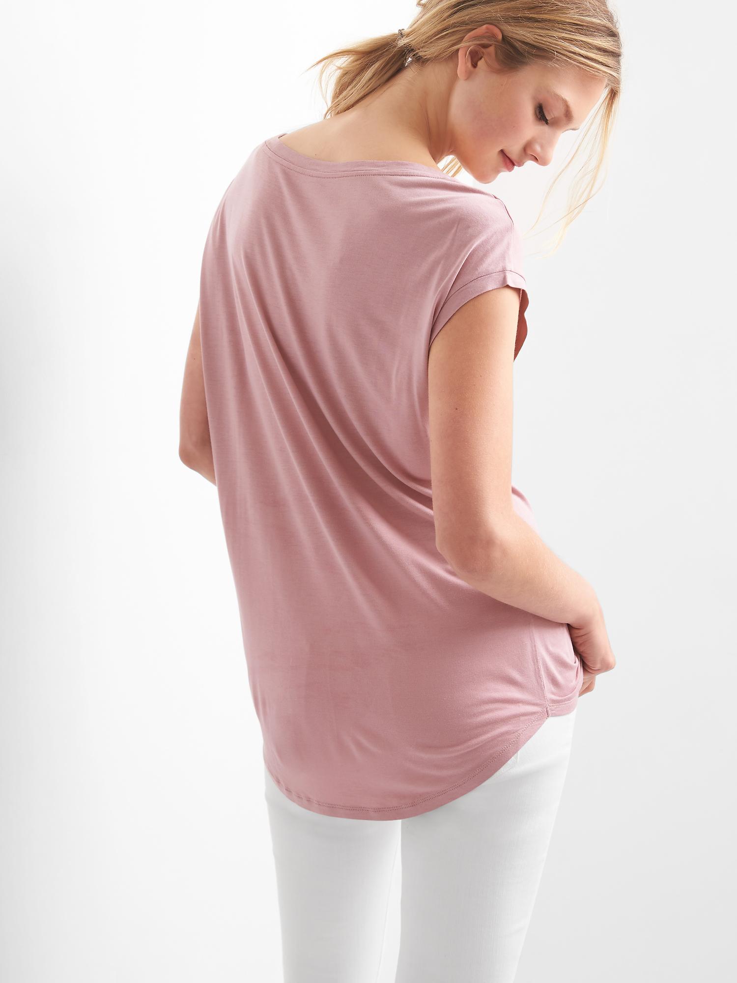 Boatneck dolman tee Gap