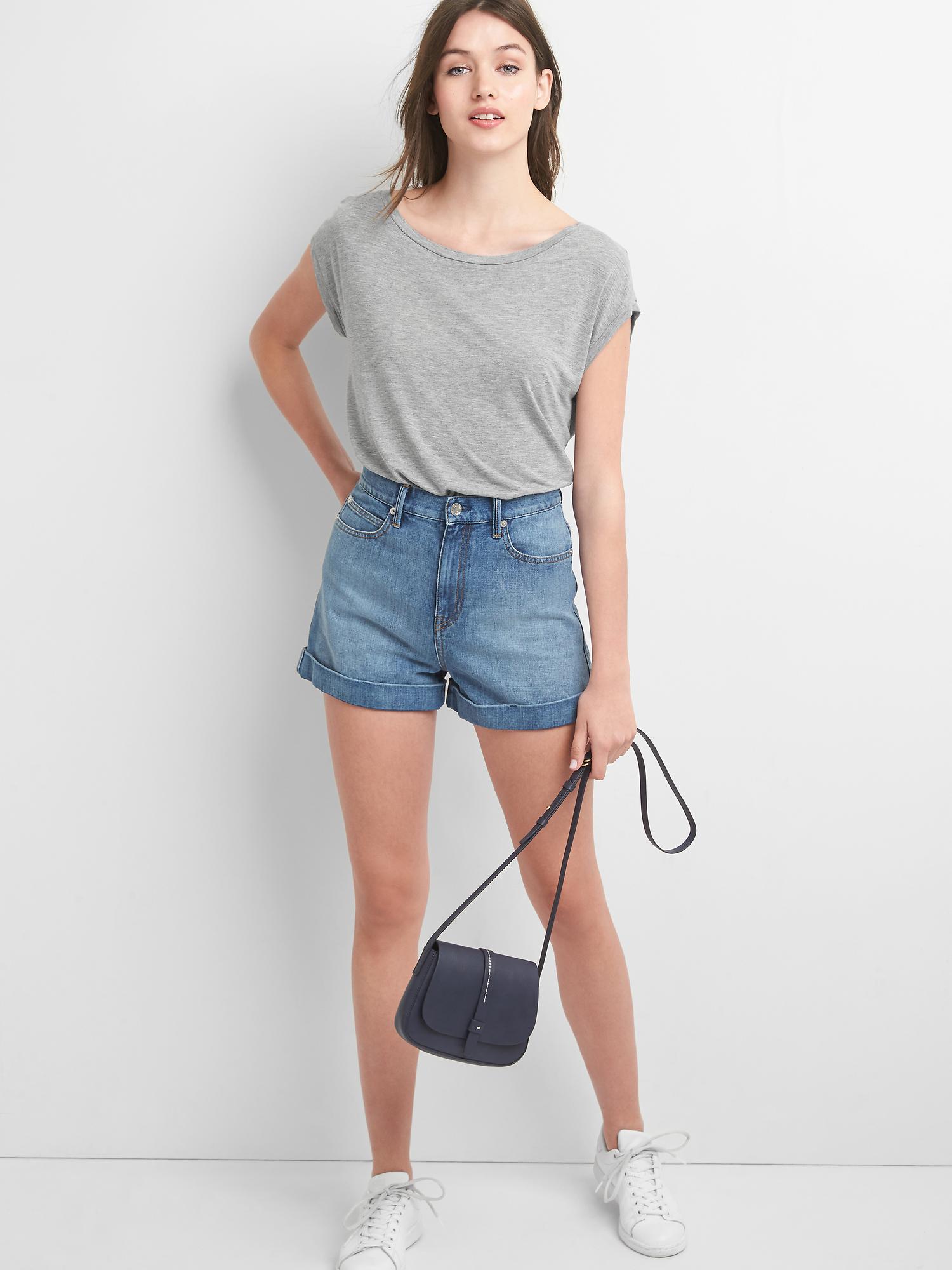 Boatneck dolman tee Gap