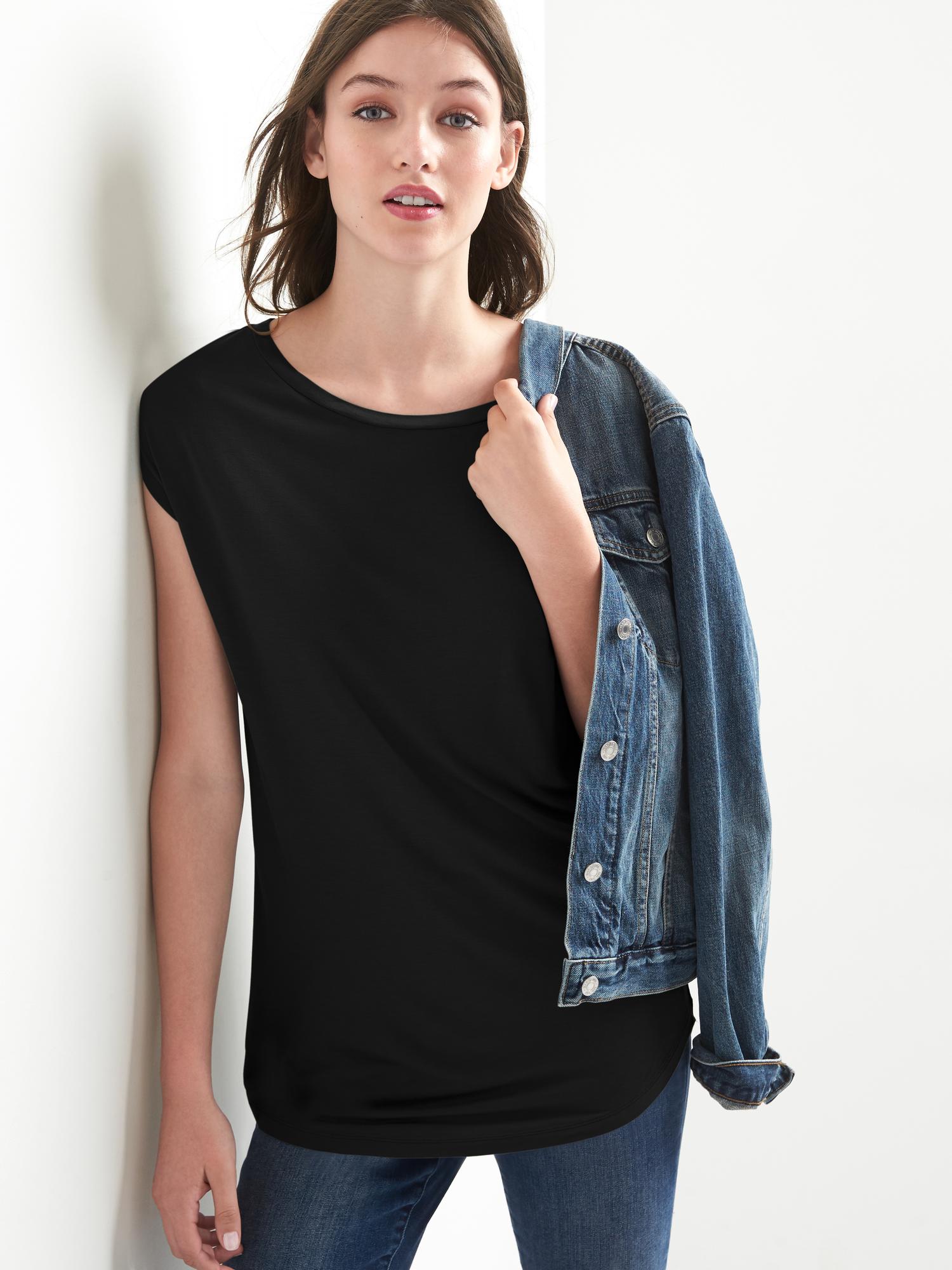 Boatneck dolman tee Gap