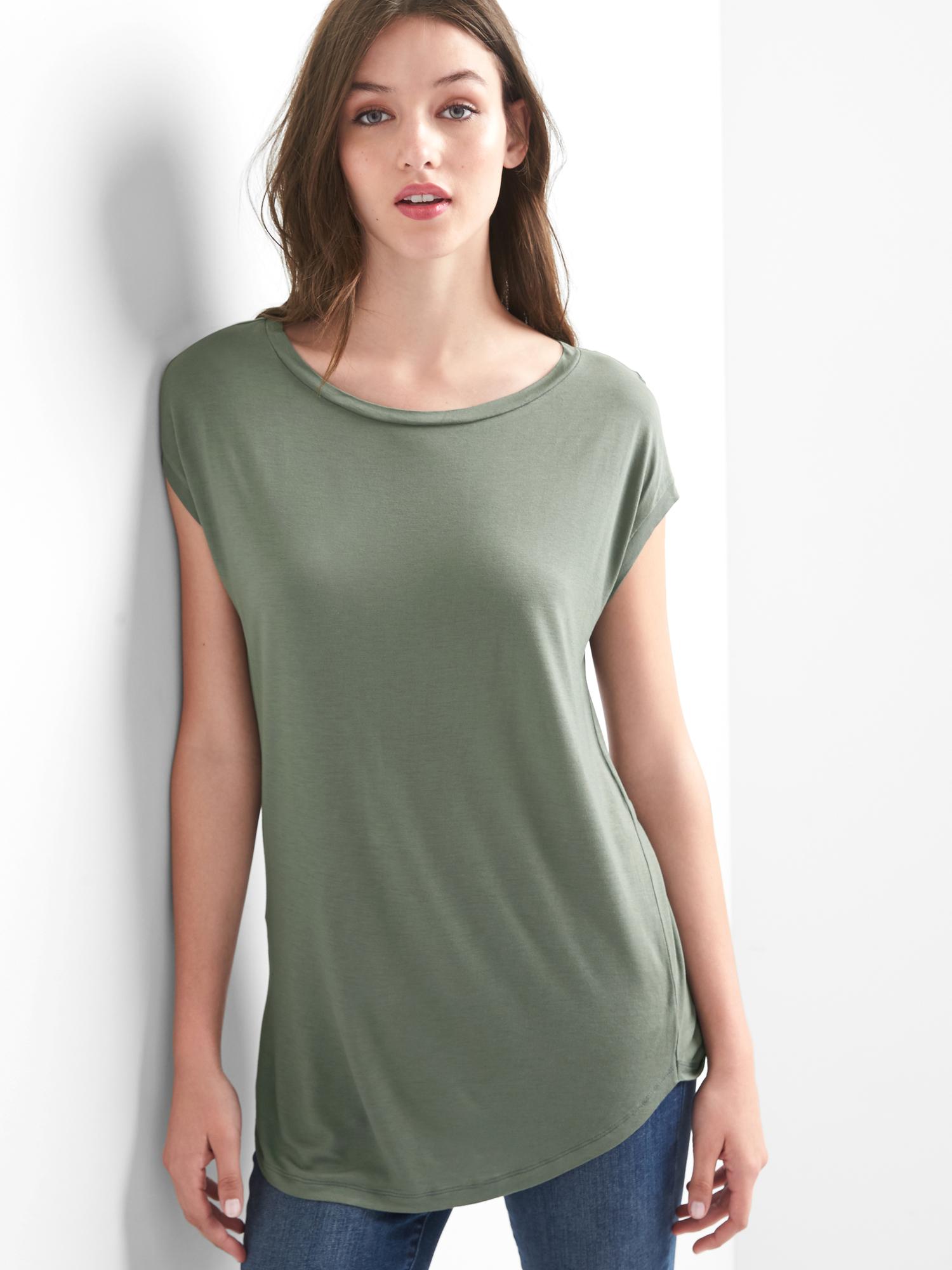 Boatneck dolman tee Gap