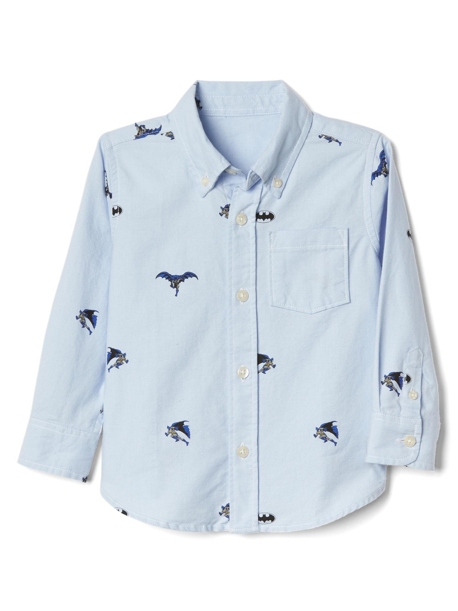 babyGap | DC™ Batman button-down shirt | Gap