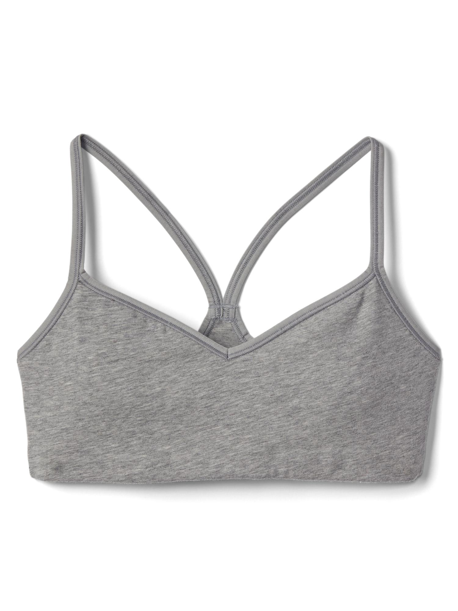 Cotton racerback bralette Gap