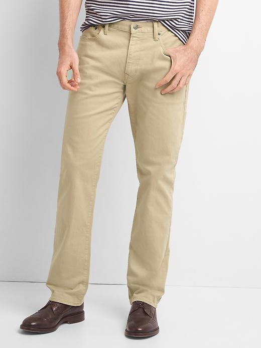 Gap Mens Color Jeans In Straight Fit With Gapflex Gap Mens Color Jeans In Straight Fit With Gapflex