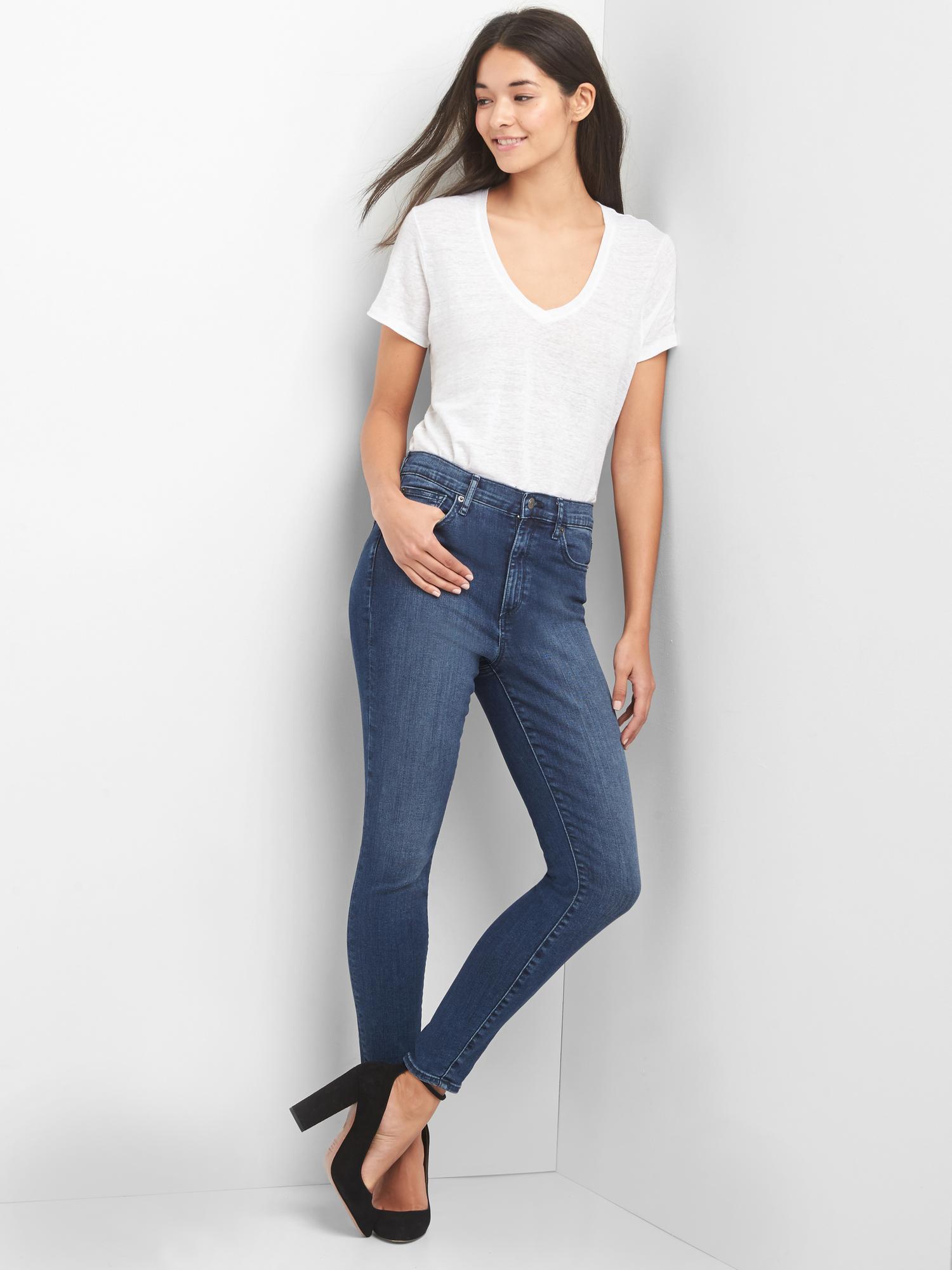 Gap super high discount rise true skinny