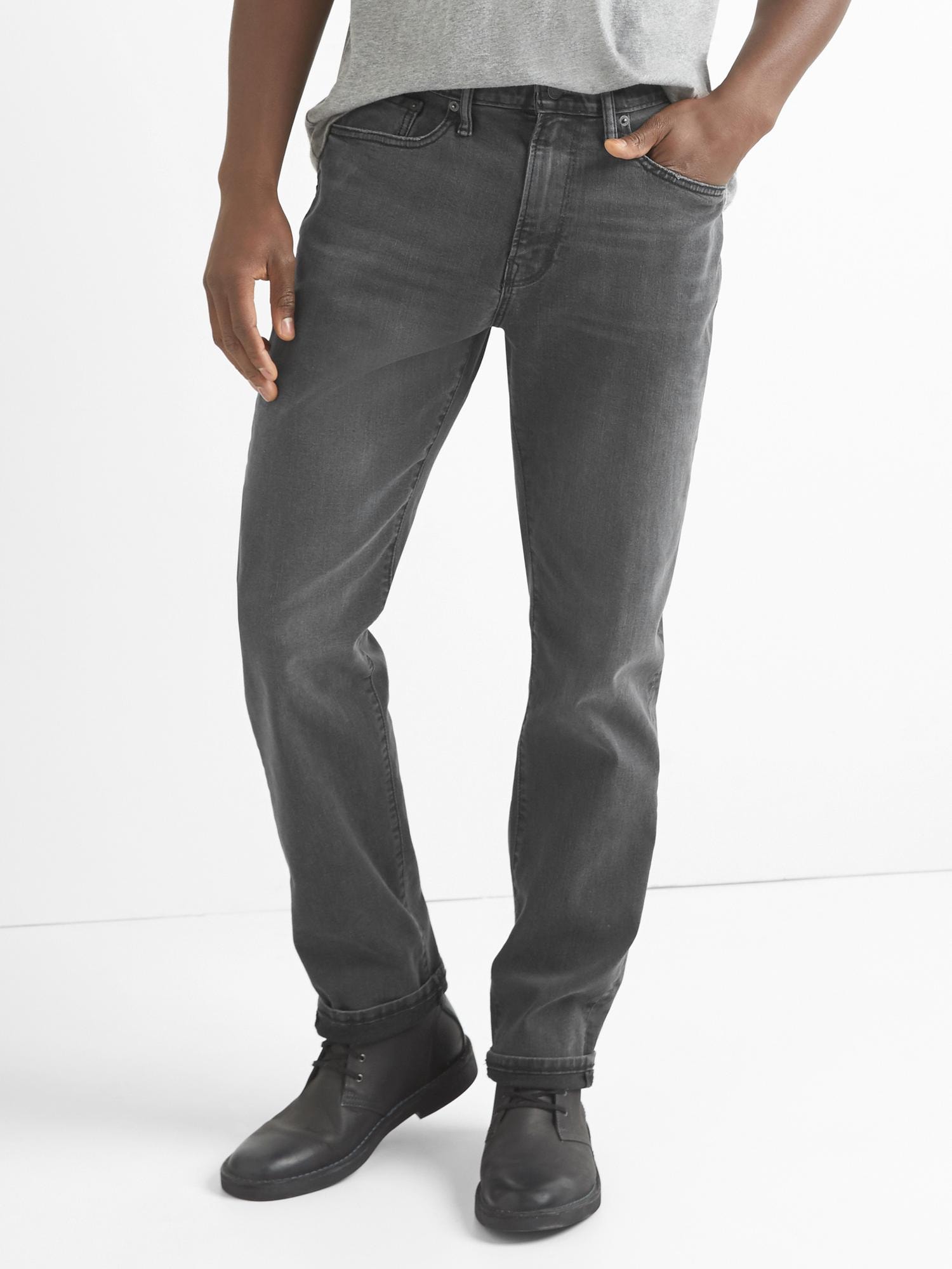 athletic tapered jeans