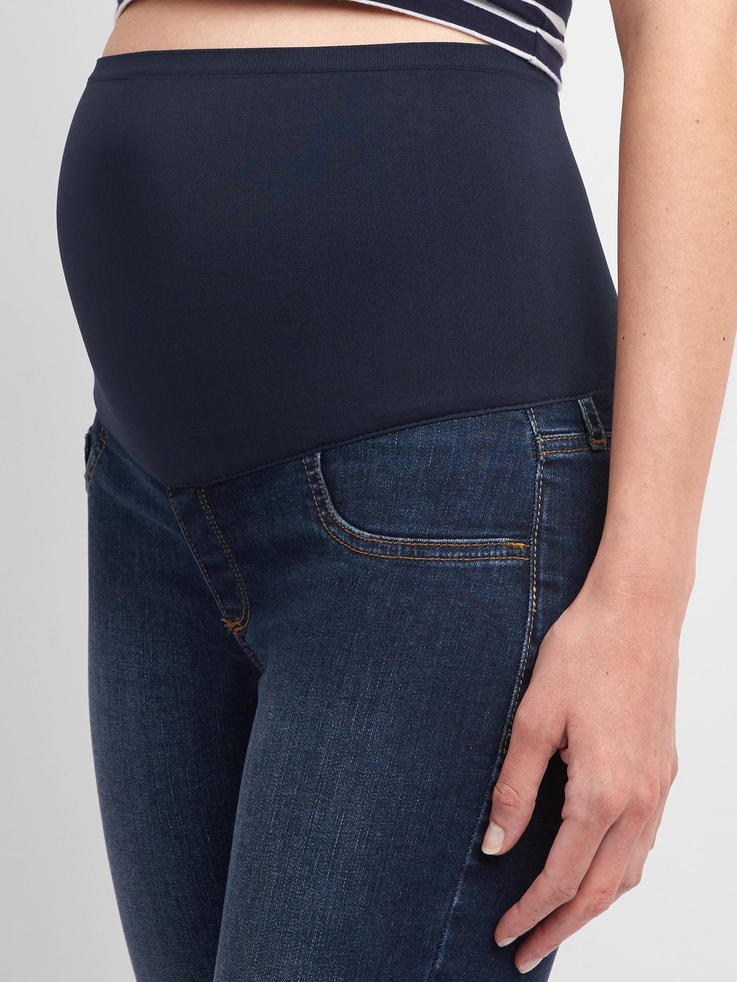 Maternity Full Panel Favorite Ankle Jeggings Gap