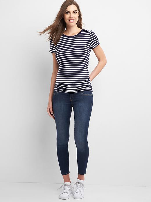 Image number 4 showing, Maternity Full Panel Favorite Ankle Jeggings