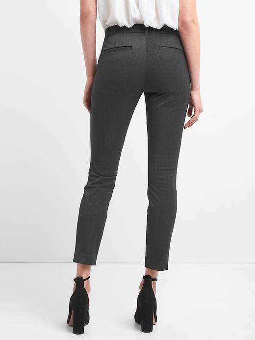 Image number 2 showing, Skinny Ankle Pants in Heathered Twill