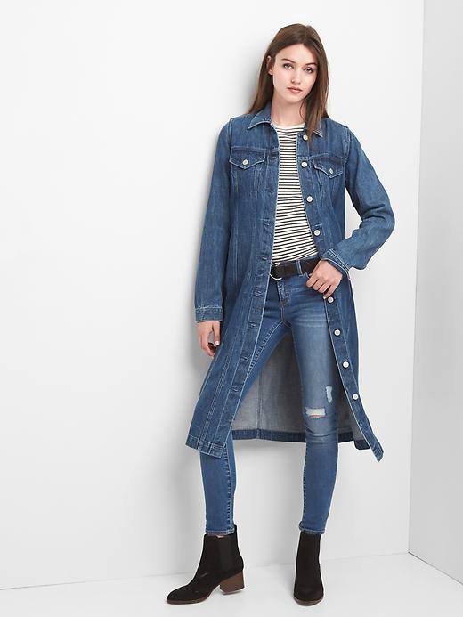 Image number 3 showing, Icon Denim Duster Jacket