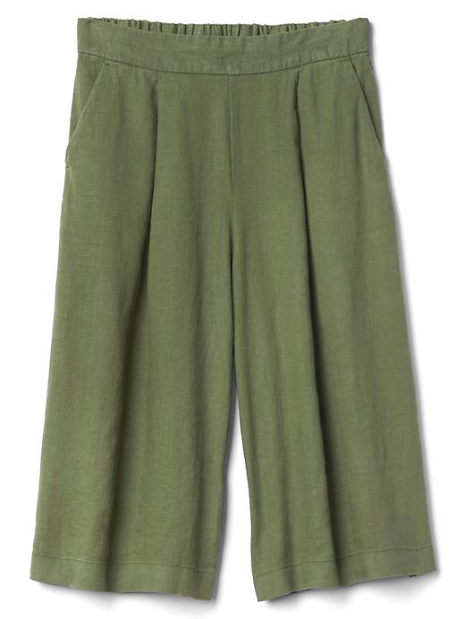 Image number 6 showing, TENCEL&#153 linen crop culottes