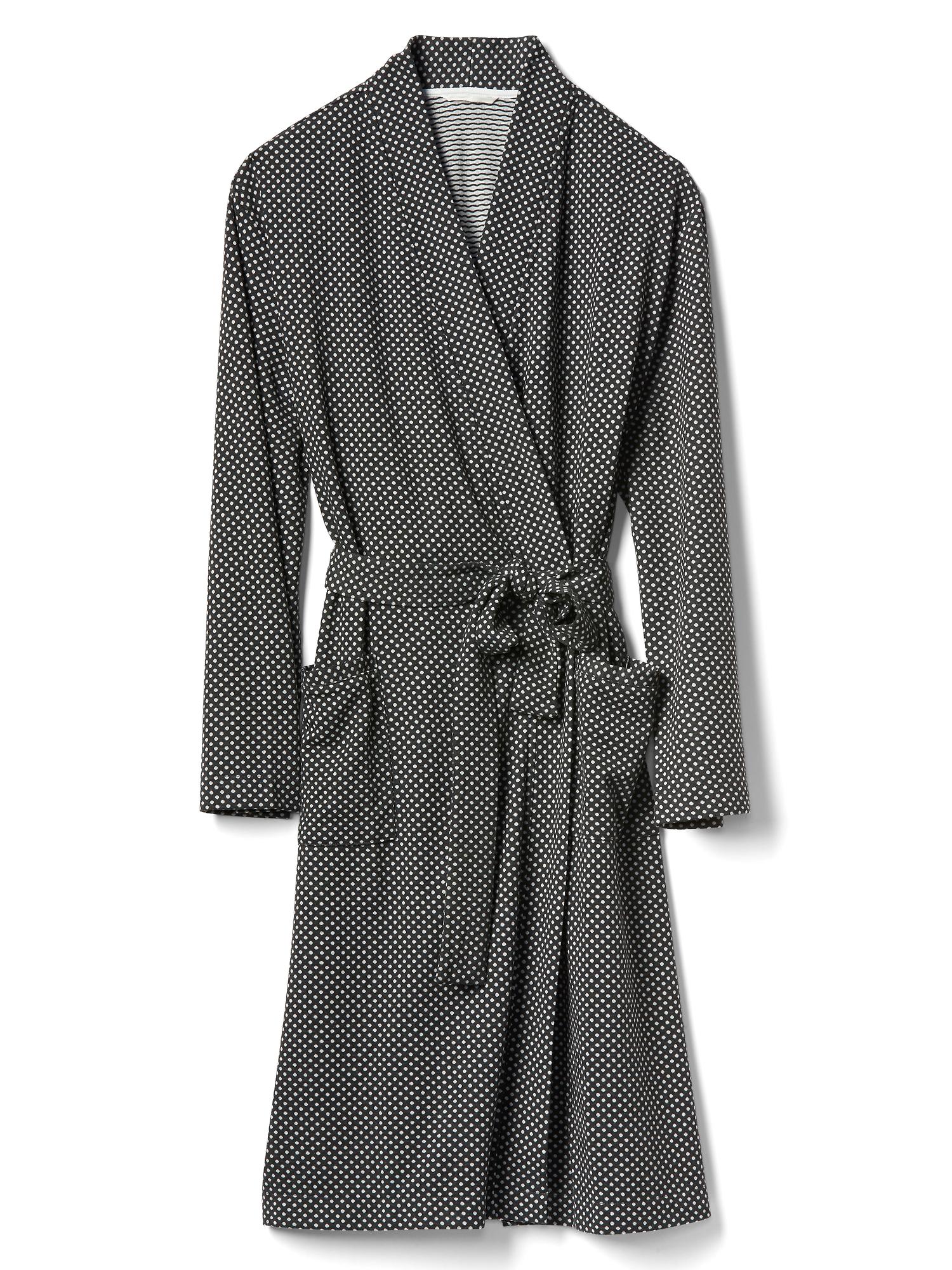 Doubleknit robe Gap