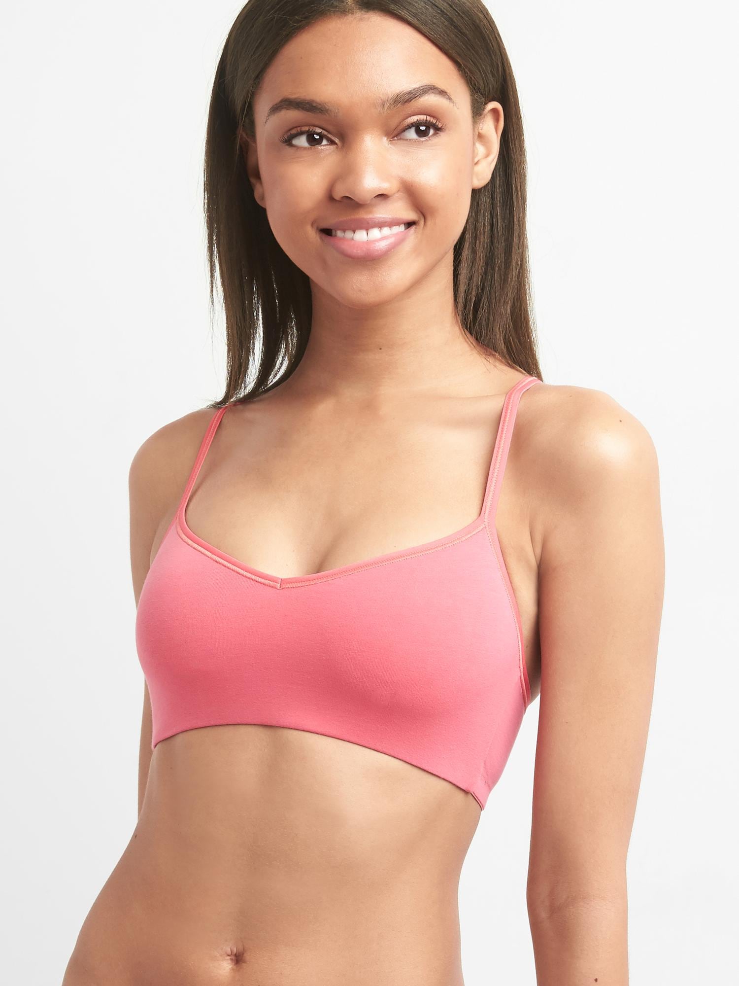 Cotton racerback bralette