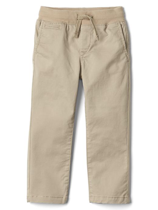 View large product image 1 of 1. Pull-On Khakis