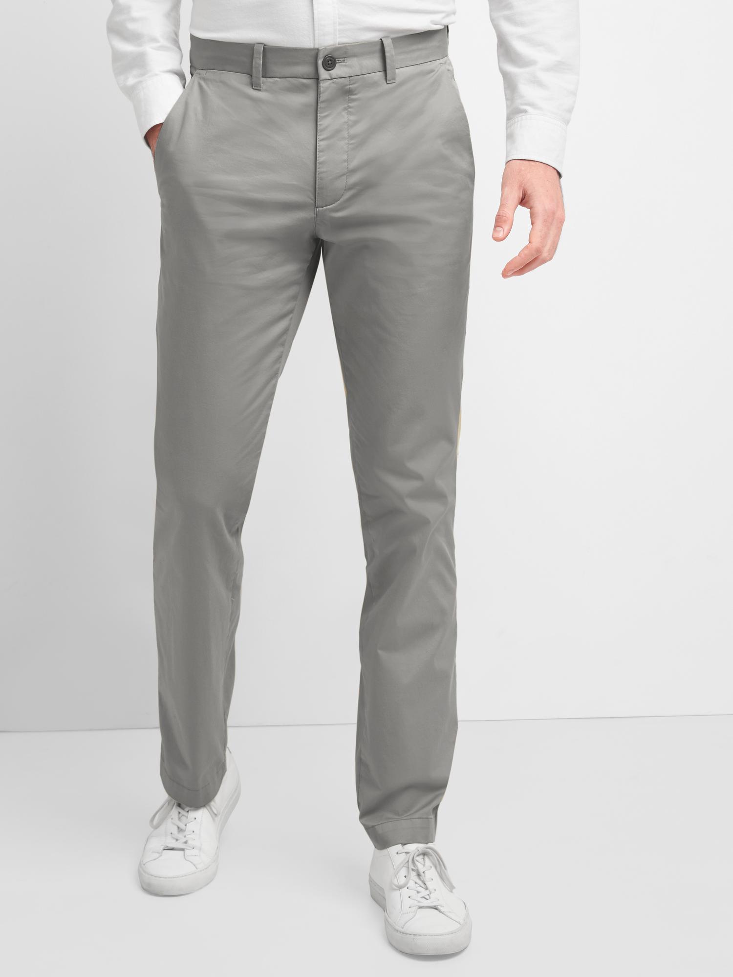 Lightweight Khakis in Straight Fit with GapFlex | Gap