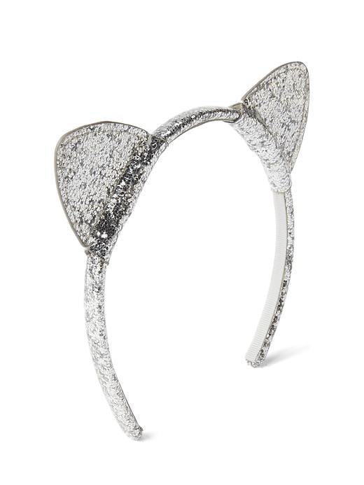 View large product image 1 of 1. Embellished cat headband
