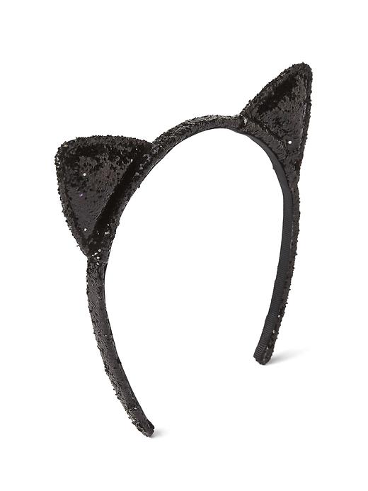 Glitter cat headband Gap