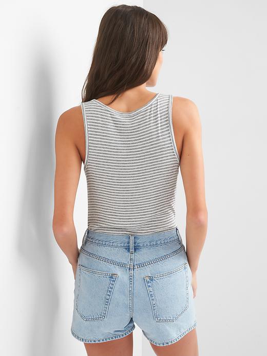 Image number 2 showing, Stripe ribbed notch tank